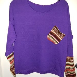Long sleeve cropped top